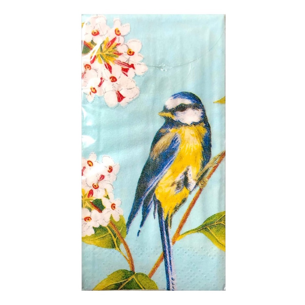 Early Bird Decoupage Tissues, Blue, Small, One Pkg (10-ct)